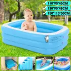 110-150 см 3 слоя детский надувной бассейн ванна для детей Складная для маленьких детей; Сезон лето; Домашние тапочки для дома и улицы площади плавательный бассейн