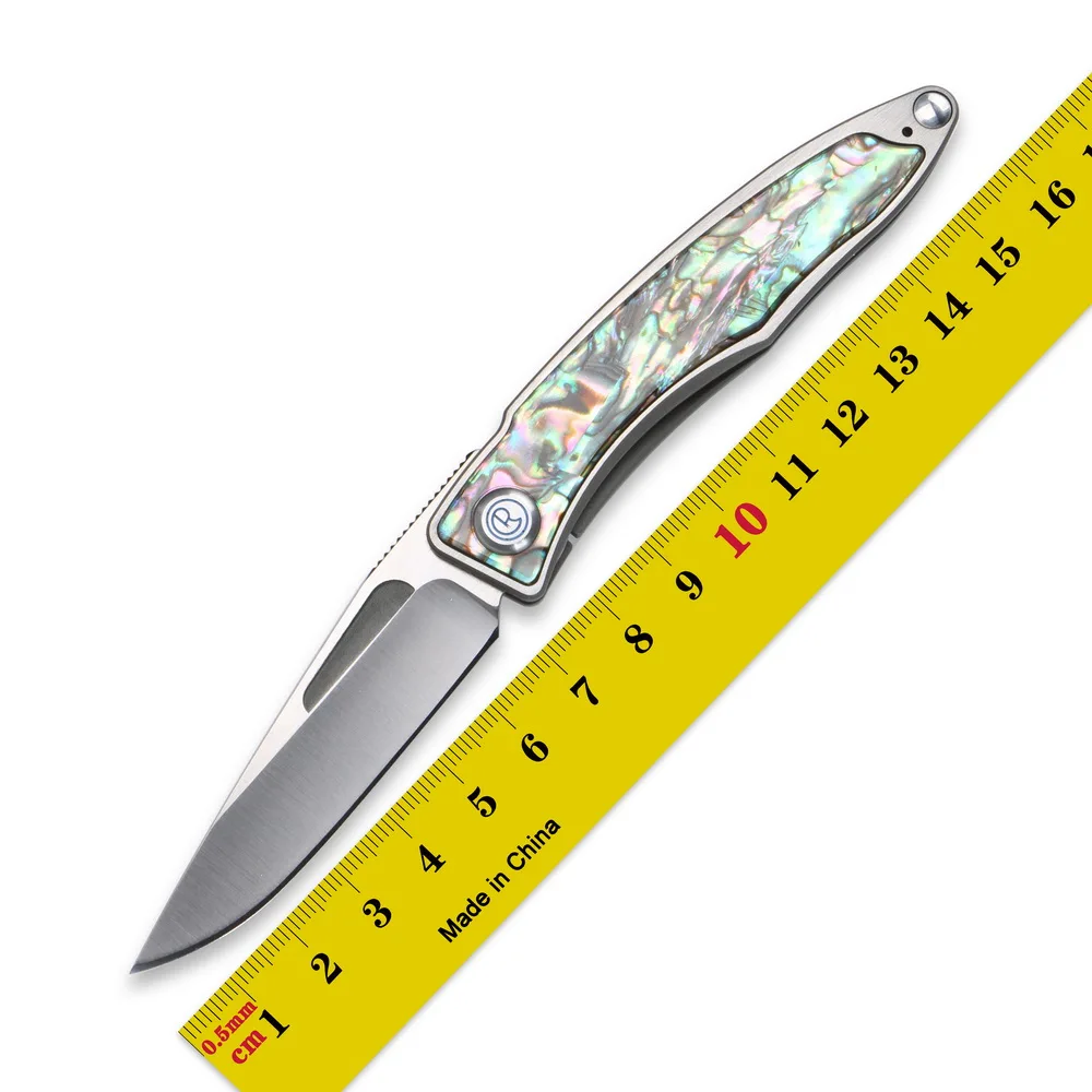 Складной мини-нож Mnandi медная шайба лезвие M390 с натуральным корпусом TC4 титановый