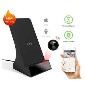 wifi camera 1080p surveillance cctv camera recorder phone wireless charger micro secret camcorder night vision invisible lens free global shipping