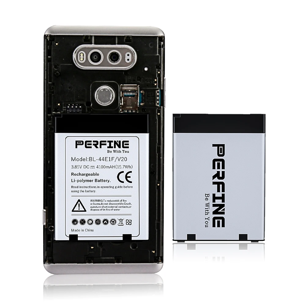 perfine v20 battery 4100 mah bl 44e1f replacement for mobile phone lg v20 h915 h910 h990n us996 f800l free global shipping