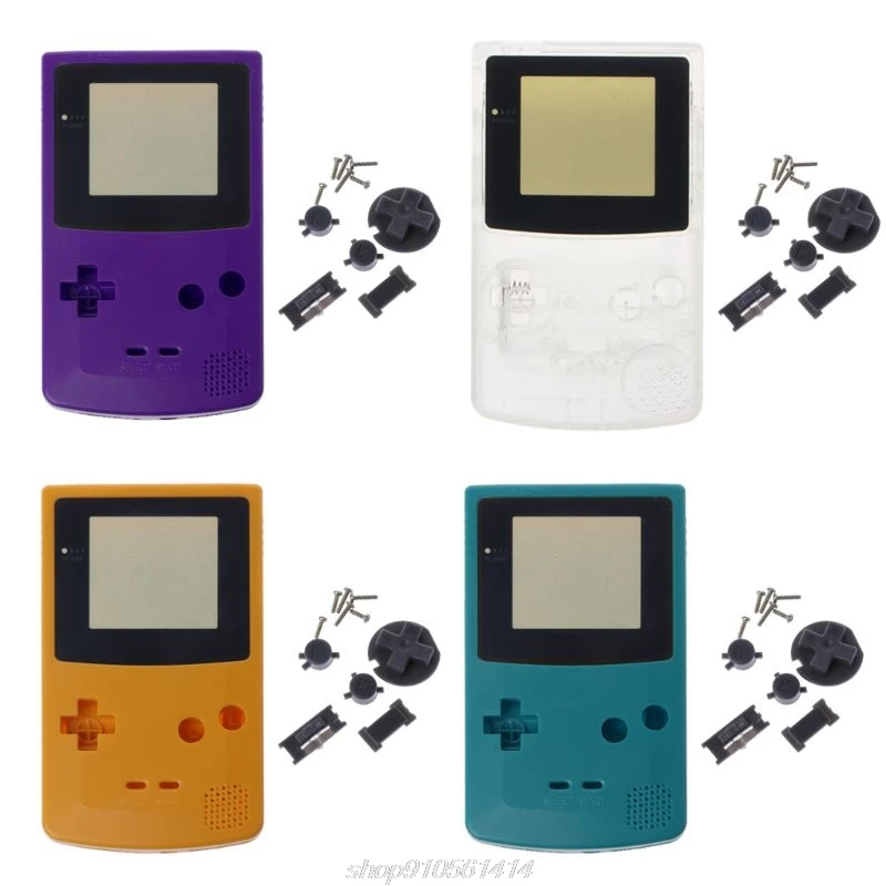 Новый чехол для Nintendo Game boy Цветной корпус GBC ремонтная деталь набор корпусов J12 21
