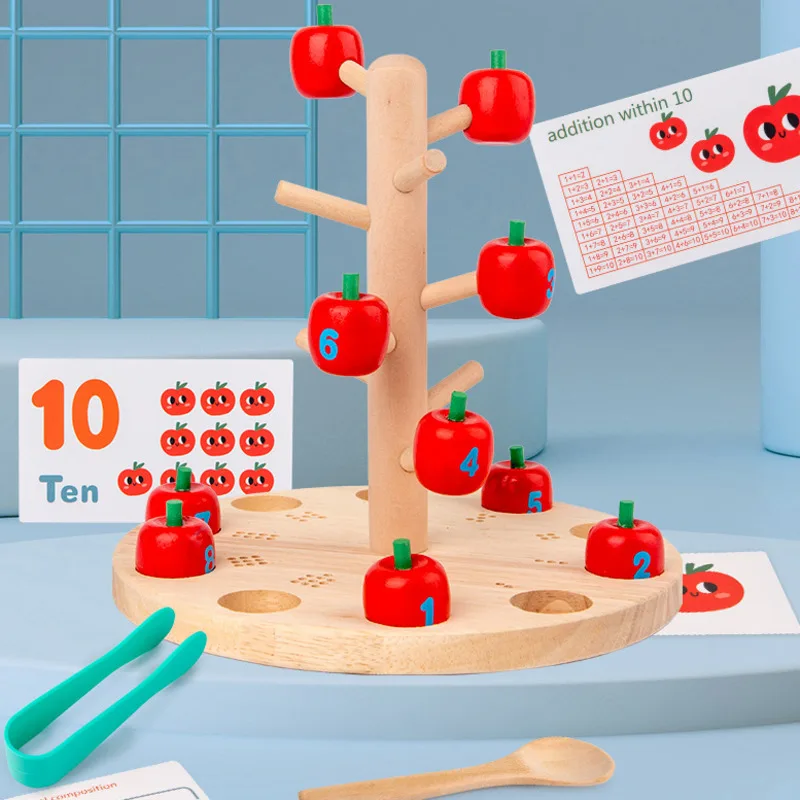 

Зажим Apple Fun строительные блоки игра для детей цифровое раннее образование обучающие игрушки для улучшения практичности детей
