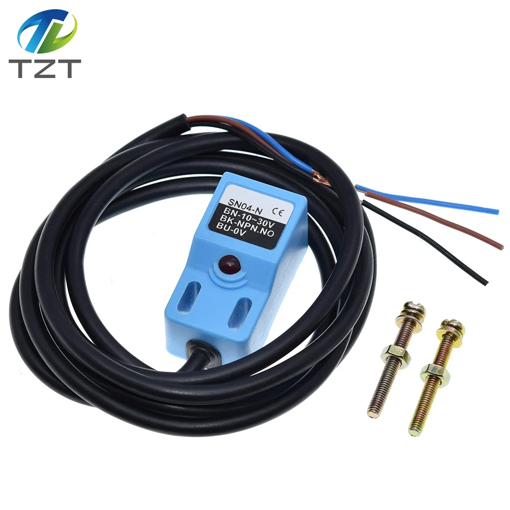 TZT SN04-N SN04-N2 SN04-P SN04-P2 DC NPN PNP NO NC 4MM 10-30V SN04 Inductive Proximity Sensor Detection Switch | Электронные