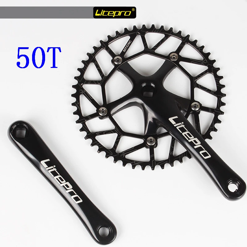 Сверхлегкая Звездочка Litepro BCD 130 мм 46/48/50/52/54/56/58T AL7075 BMX Складная велосипедная
