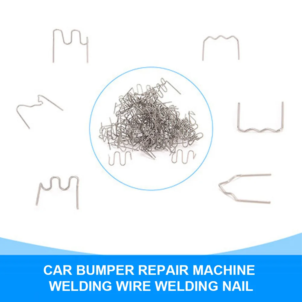 

600Pcs Hot Stapler Plastic Repair Standard Pre Cut Wave Staples Bumper Bodywork Repairs 0.6/0.8mm Wave Staples 6 Shapes Sales