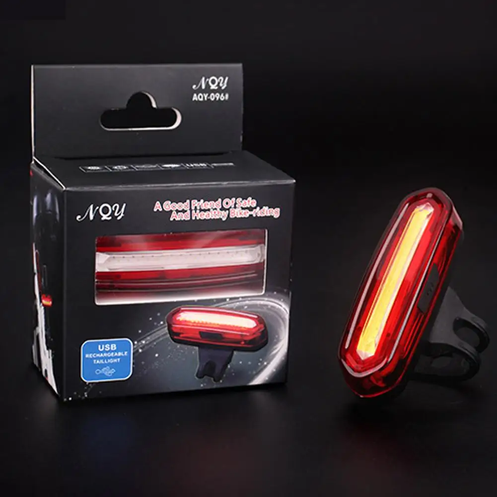 

USB Rechargeable COB Rear Bike light Taillight Safety Warning Bicycle Light Front Rear Tail Lamp 4style LED Flash Lights