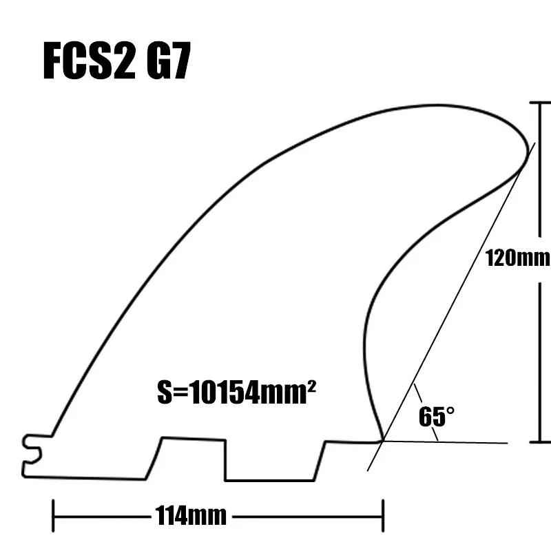 Плавники для серфинга FCS2 плавники G3/G5/G7 FCS II G5 трехслойные из стекловолокна upsurf