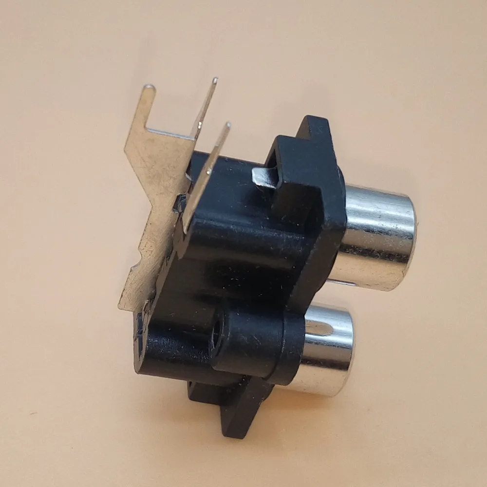 50 шт. 2 отверстия RCA гнездовой стерео аудио разъем AV вход гнездо Lotus row усилитель