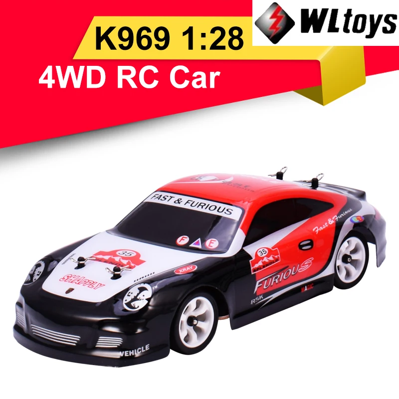 Wltoys K969 RC автомобиль 1:28 четырехколесный привод 4WD внедорожник 2 4G дистанционное
