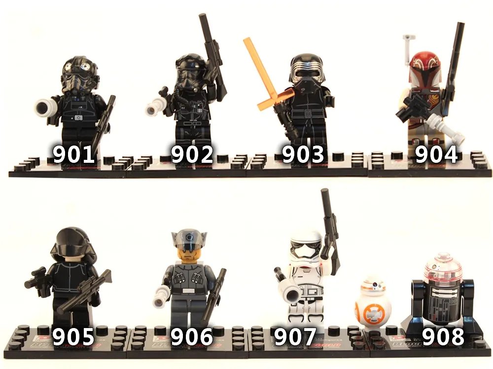 Фигурки из Звездных Войн Leia Han Solo Yoda Luke Sith Lord Darth Vader Maul Revan Dooku Sidious, строительные блоки, кирпичи, игрушки