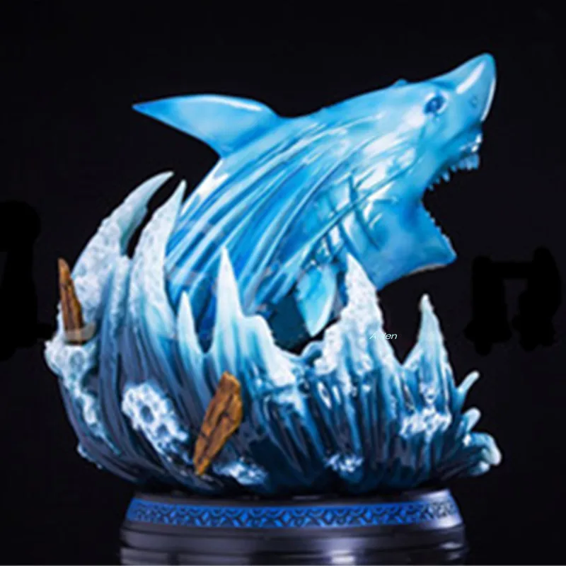 1" Статуя Наруто Akatsuki бюст Hoshigaki Kisame полноразмерный портрет Samehada GK Коллекционная модель игрушки коробка 47 см Z2729