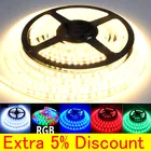 Светодиодная лента 5050SMD, 60 светодиодовм, RGB Светодиодная лента, гибкая светодиодная лента, 12 В постоянного тока, праздничное Рождественское украшение, неводонепроницаемая