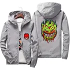 Мужская ветровка на колесах, с капюшоном, водонепроницаемая, ветрозащитная, размера плюс 6XL