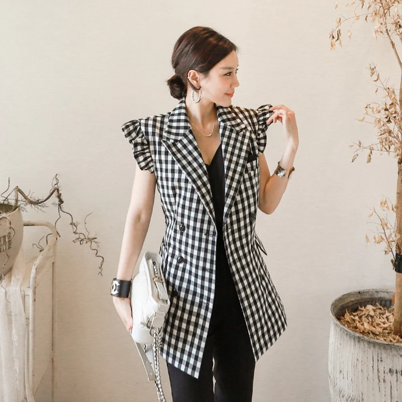 

Новое поступление, летнее повседневное высококачественное пальто в Корейском стиле, модный темпераментный элегантный дикий трендовый сти...