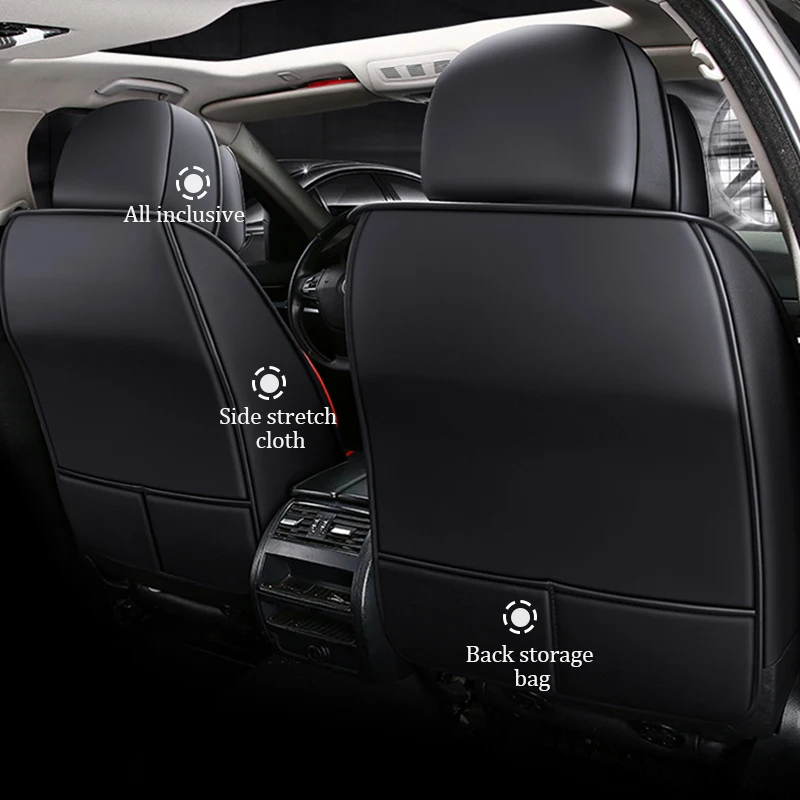 Чехлы для сиденья автомобиля из экокожи мягкая текстура водонепроницаемый