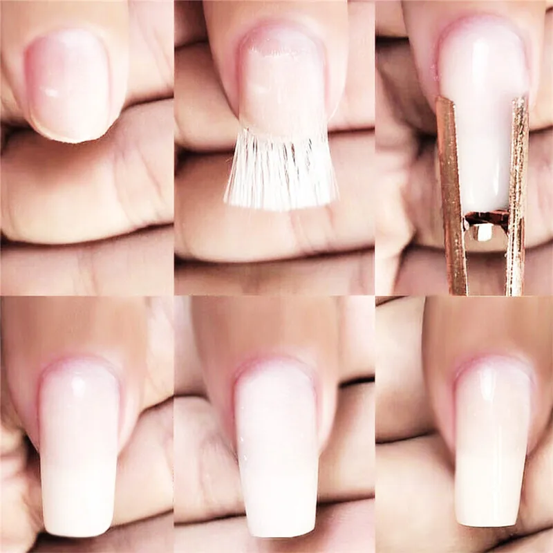 30/60 шт. наращивание ногтей волокна Fibernails наращивания акрилом Советы Набор Стекло