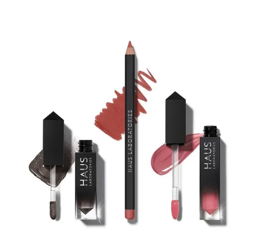 HAUS OF METALHEAD Beauty by Lady Gaga мерцающий блеск для губ Ограниченная серия Рождественский эксклюзивный LE RIOT блеск для губ HAUS LABORATORIES праздничный набор - Цвет: HAUS OF METALHEAD