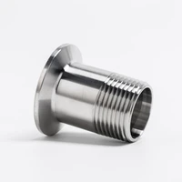dn15 dn20 dn25 dn32 stainless steel sanitary male threaded ferrule pipe fitting tri clamp adapter for homebrewing