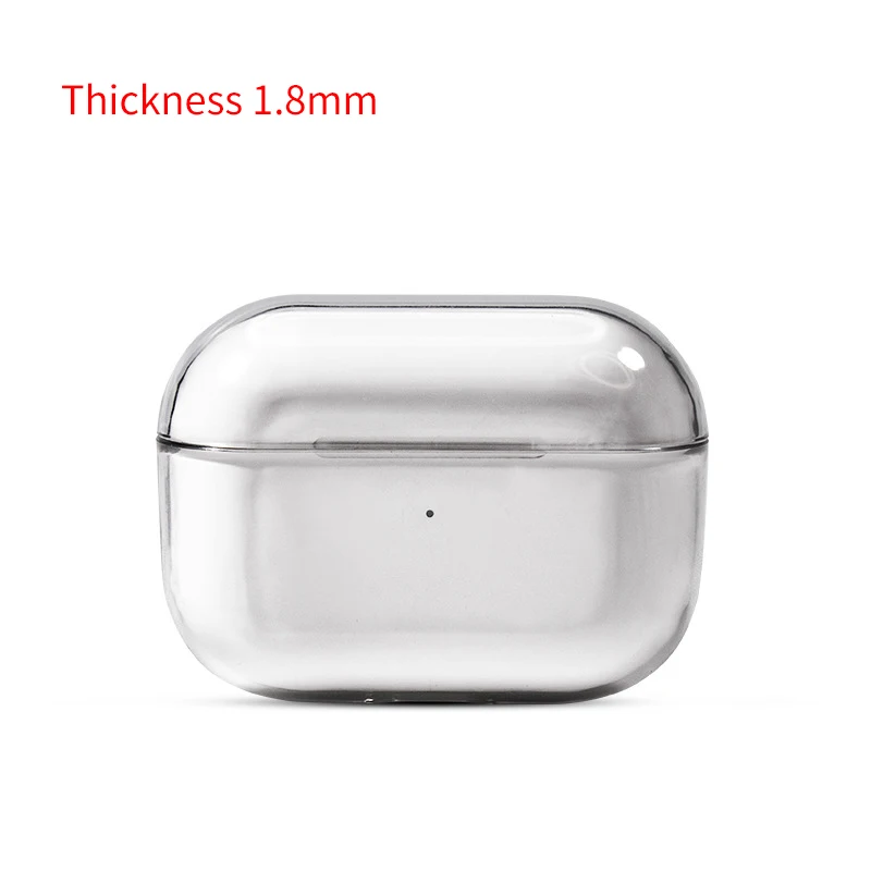 100 шт. 2 в 1 прозрачные чехол для Airpods Pro Жесткий ПК Защитный 3 зарядным устройством
