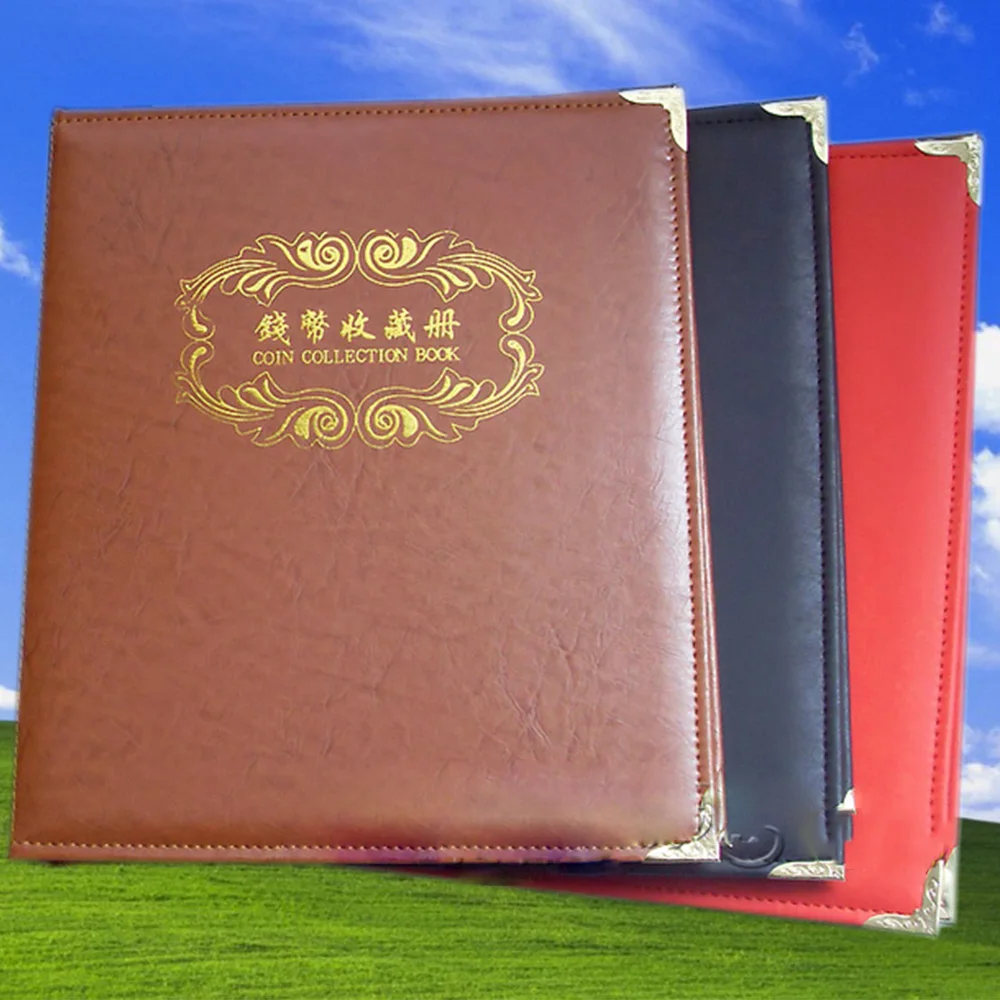 Коллекция монет альбом валюты коллекция связующего держатель альбома чехол