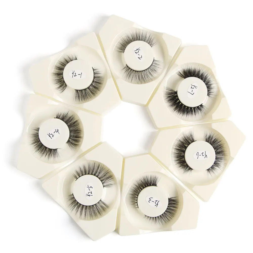 

8 pairs 3D Faux Mink Lashes Natural Long False Eyelashes Volume Fake Lashes Makeup Extension Eyelash maquiagem