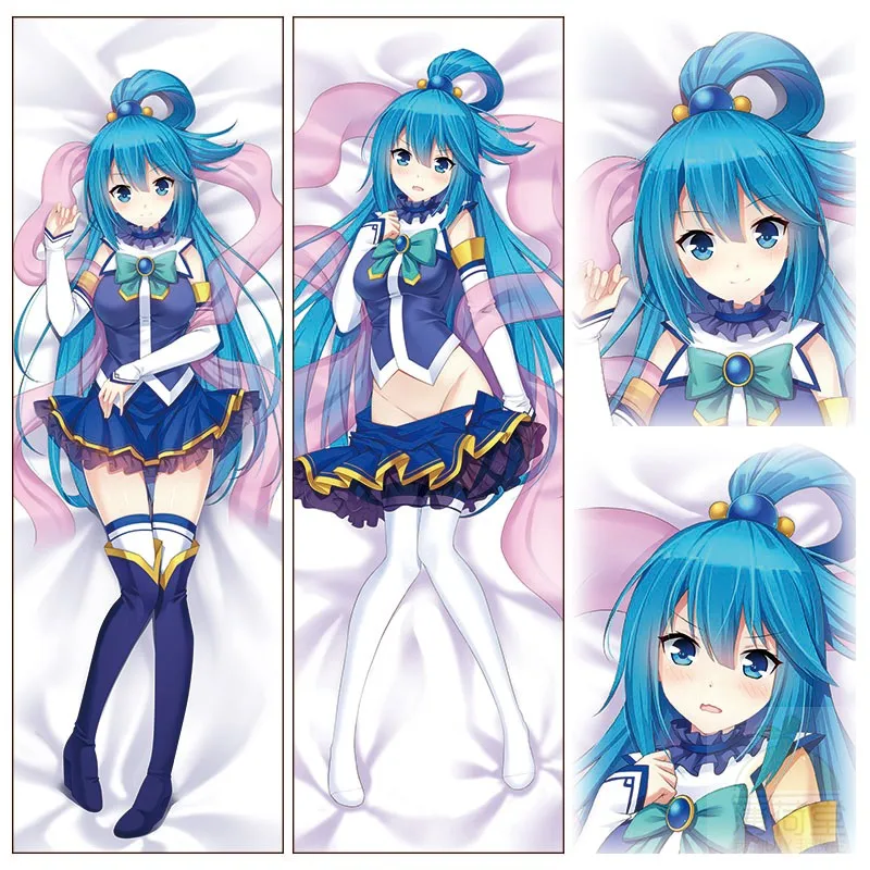 

Anime Kono Subarashi Sekai Ni Shukufuku Wo! Aqua Sexy Dakimakura Hugging Body Pillow Case Pillow Cushion Cover Otaku Bedding BHT