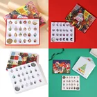 Рождественский календарь, подарочный набор на тему Diy, очаровательные ювелирные изделия, браслет, ожерелье, Набор для изготовления 24 дня для девочек, Рождественский подарок