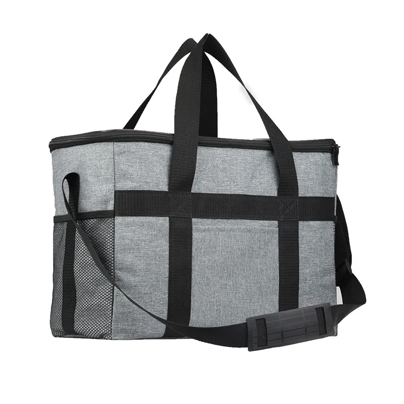 

New Fashion Large-capacity Oxford Cloth Insulation Bag Travel Home Lunch Bag Frozen Bag Simple Outdoor Picnic Bag Lunch Box Bag