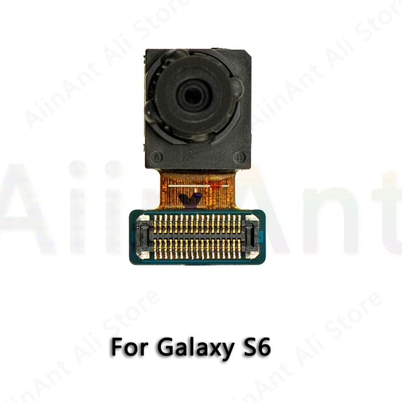 Задняя камера для samsung Galaxy S6 Edge Plus G920H G925H G928H G920F G925F G928F основная задняя камера гибкий кабель, запчасти для ремонта - Цвет: S6 Front