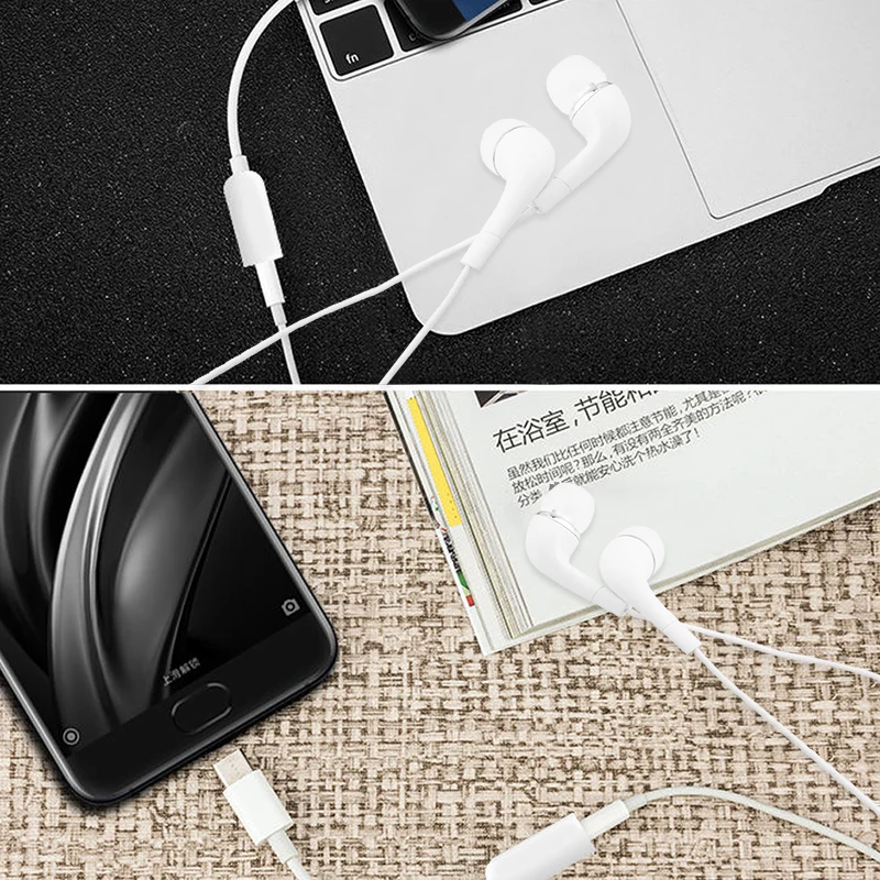 Новый горячий для Xiaomi Кабельный адаптер USB-C типа C до 3 5 мм разъем наушников аудио