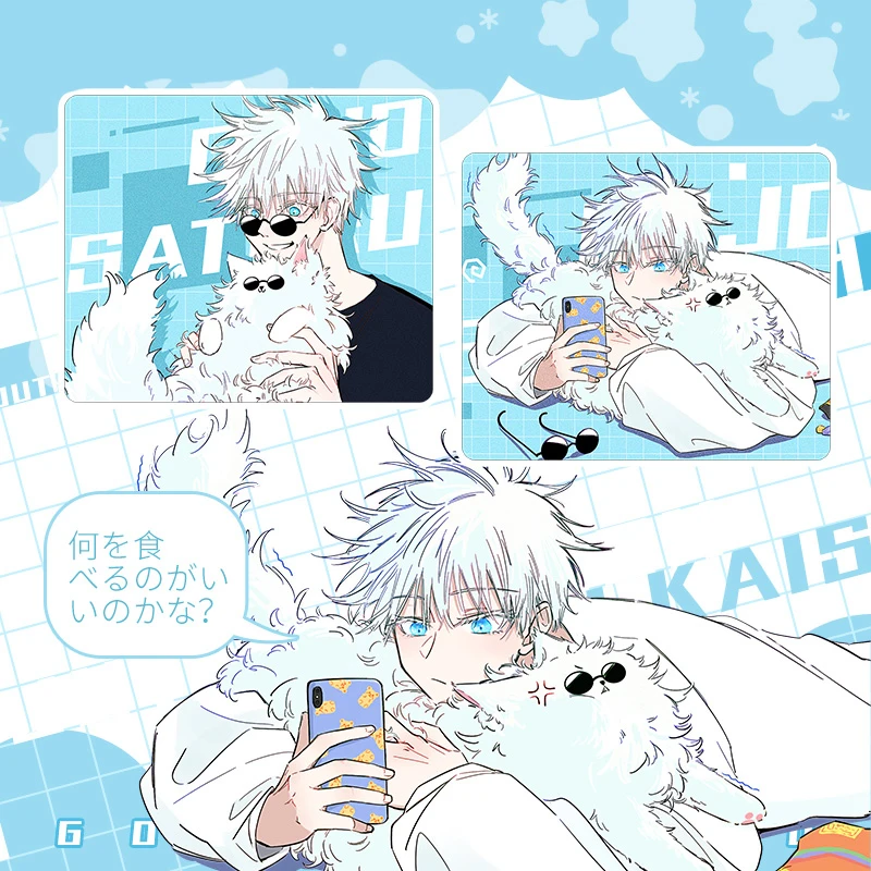 Игровой коврик для мыши игровой под отаку рождественский подарок 23x19 см с принтом