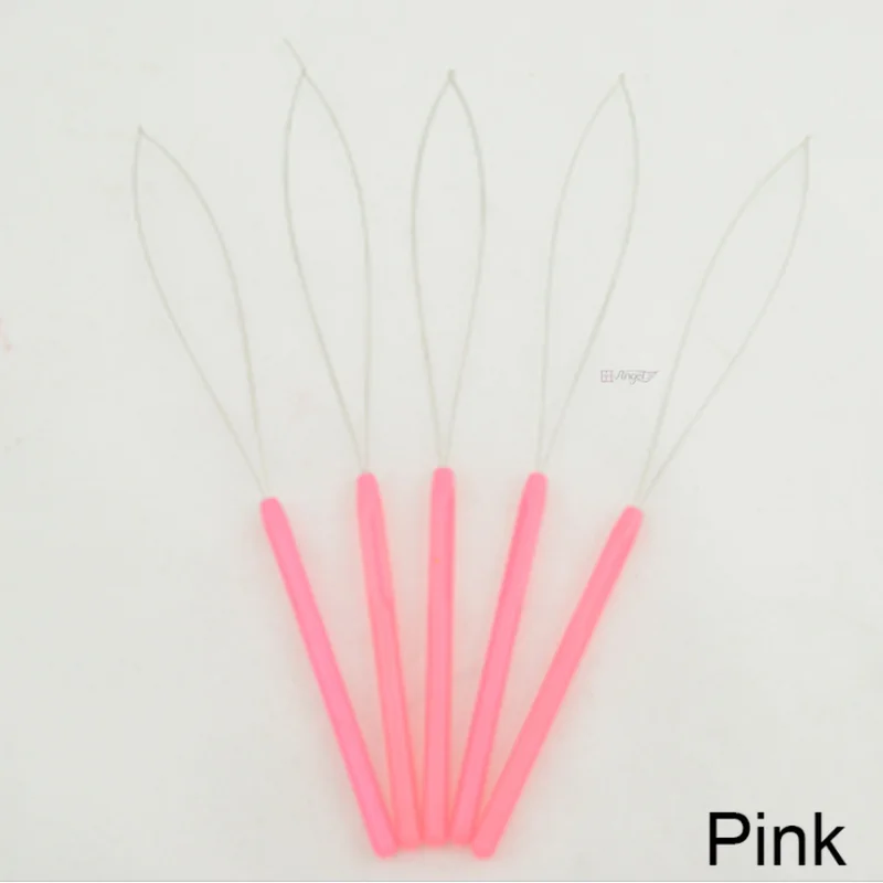 1 шт. инструмент для наращивания волос Micro Ring Bead pull Loop Feather Threader|Аксессуары укладки|
