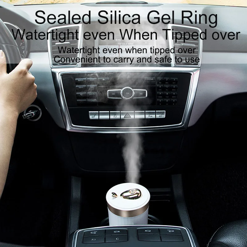 Увлажнитель воздуха Baseus ультразвуковой портативный с ночником 420 мл | Бытовая