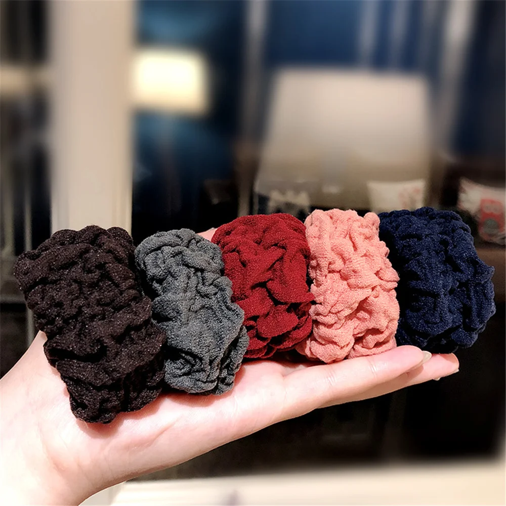 Прочные утолщенные резинки для волос высокое качество эластичные разноцветные