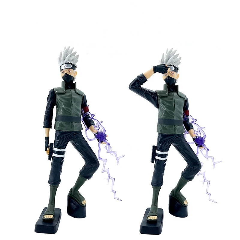 

21cm Anime Naruto Action Figure Konoha Ninja Haaki Kakashi can change hands standing model boxed fans toys collect Ornaments