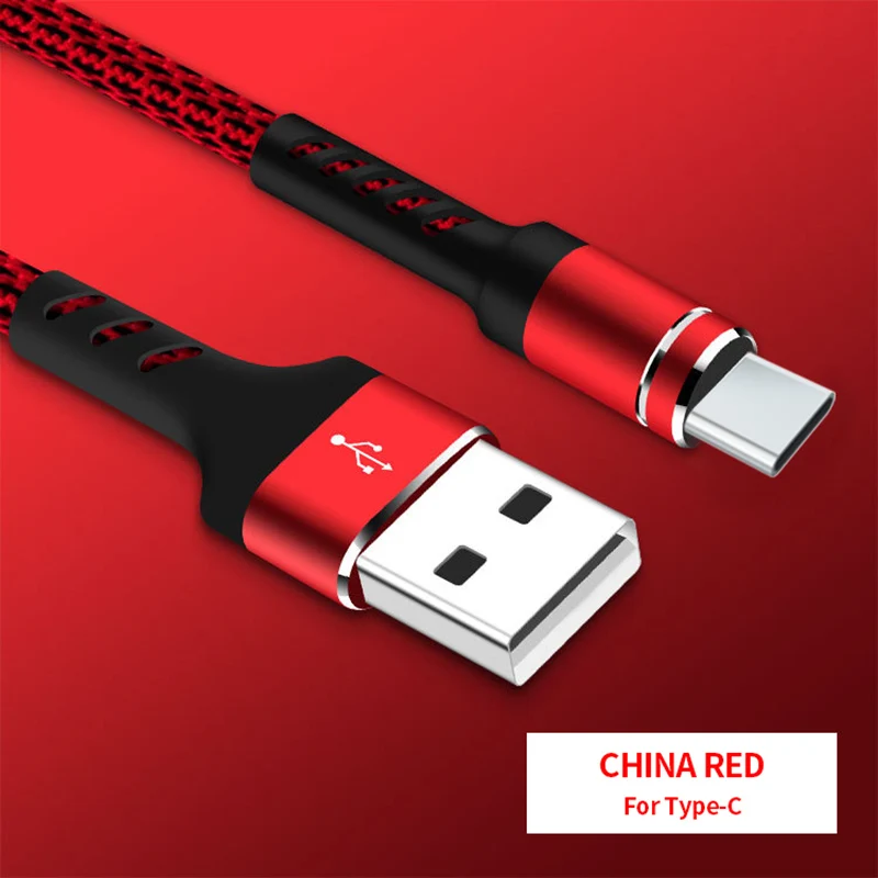 Red Type C usb зарядка для iPhone7 8 X XR Max кабель Micro usb type C кабель для samsung Xiaomi Быстрая зарядка кабель 2.4A шнур зарядного устройства - Тип штекера: Red