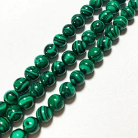 synthesis malachite bead 46810 mm round loose beads for jewelry making necklace diy bracelets accessories