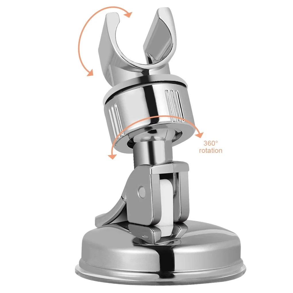 Универсальный Регулируемый держатель для ручного душа на присоске с полным