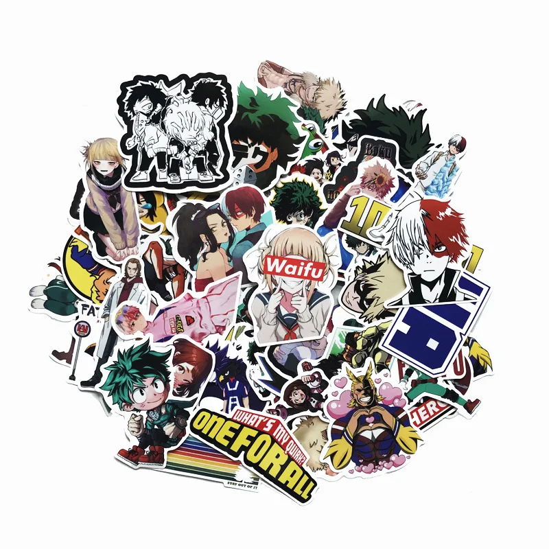 Мультфильм Аниме My Hero Academy периферийные стикеры Izuku все · Might стикер чемодан