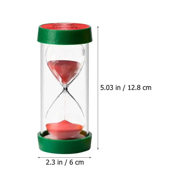 

1pc 10 Minutes Durable Hourglass Hourglass Timer Home Decor Kitchen Tool Decoration Crafts (Green)