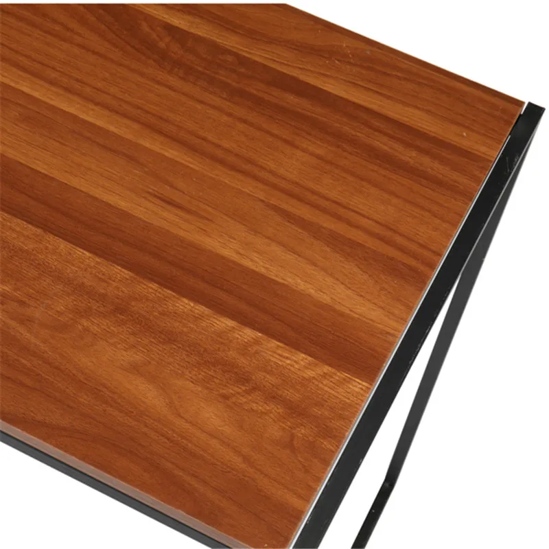 

Simple Cross Computer Desk PC Laptop Study Table Workstation 100x50x75CM Paint Frame MDF Paste Triamine Desktop[US-Stock]