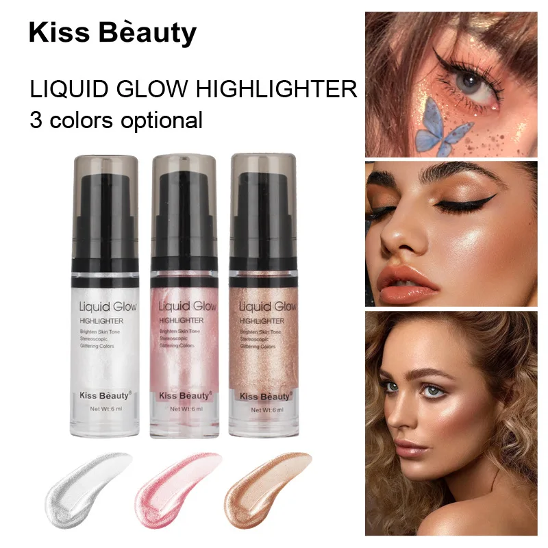 

Super bright silkworm, brightening liquid, concealer, brightening liquid foundation, long lasting high gloss liquid 6ml