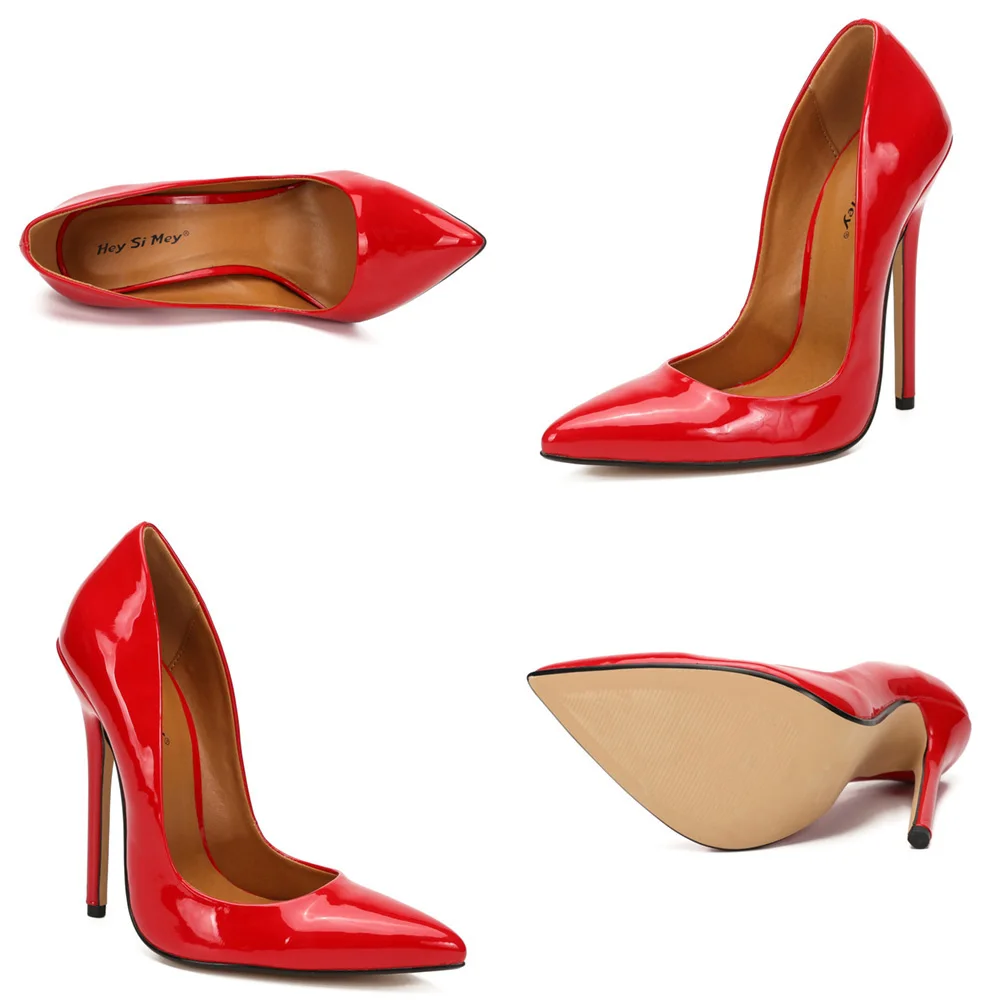 Famous Designer Female's Dress Shoes with Ribbons HighThin Heels Character Shoes for Girls PU Leather Modern Pole Dance Shoe Hot