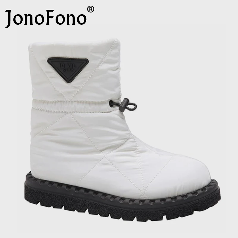 

Женские зимние ботинки на плоской подошве, Размеры 35-40