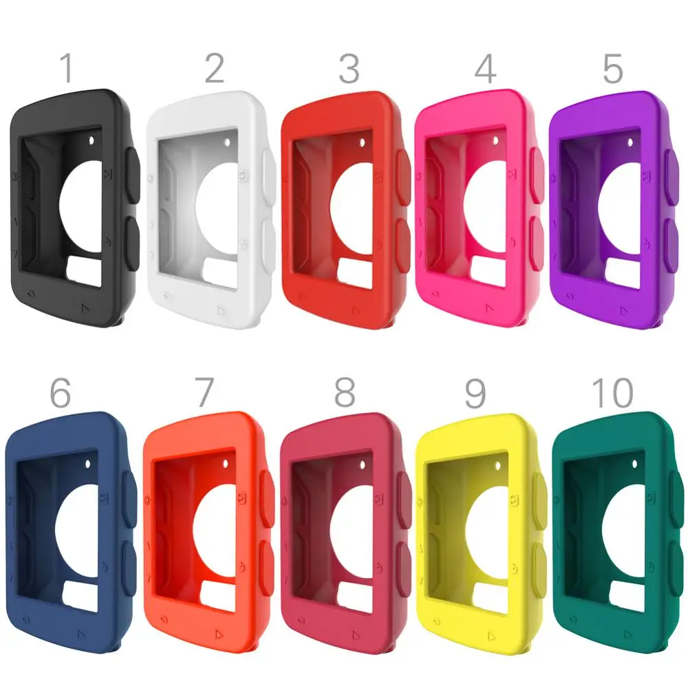 

10 Colors Silicone Rubber Protective Smart Watch Case Cover for Garmin Edge 520 GPS Cycling Computer Bicycle Accessories