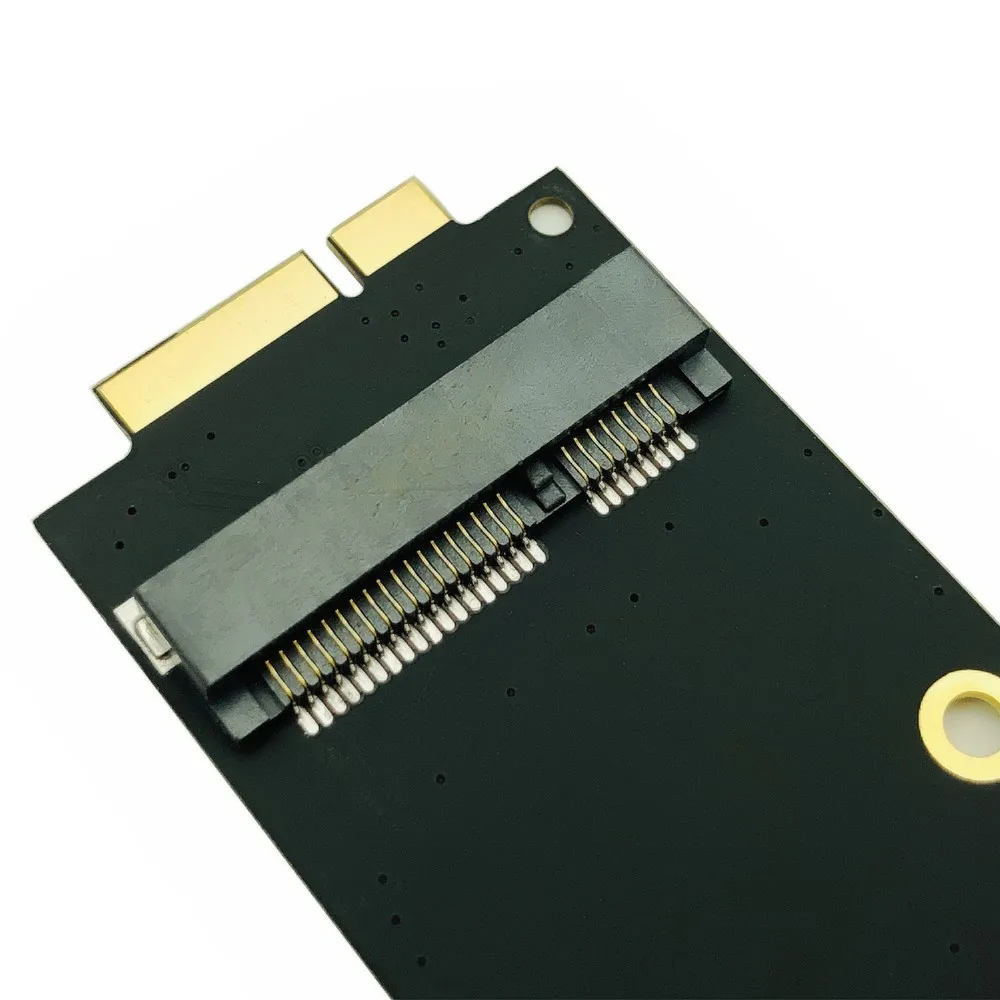 Новинка mSATA SSD к SATA 7 + 17 Pin адаптер карты 2012 для MacBook Pro MC976 A1425 A1398|Адаптеры карт