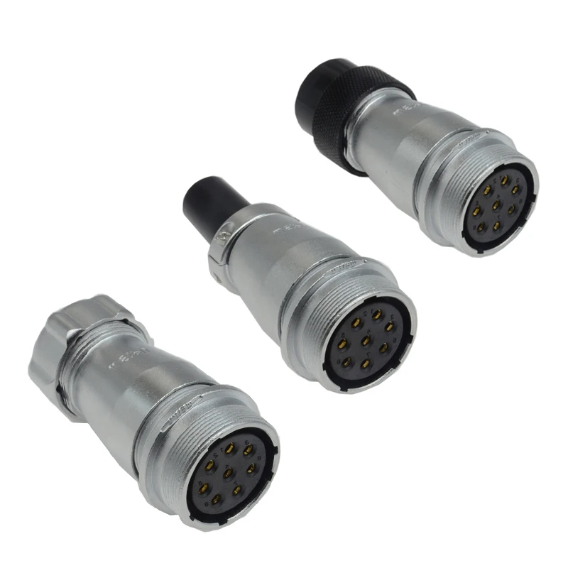 Металлический пластиковый соединитель для кабеля ZQ ZD ZP 2 3 4 7 8 9 10 12 16 17 20 24 26 Pin|4 pin