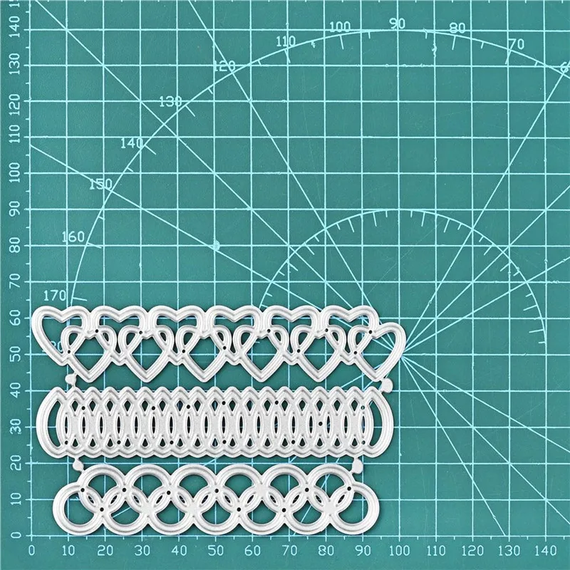 Eastshape металлические Вырубные штампы в форме сердца круга кольца границы овальная