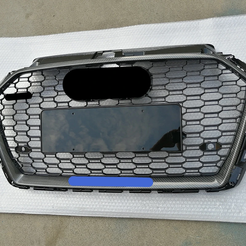 Решетка для переднего бампера автомобиля Центральная решетка карбоновый стиль