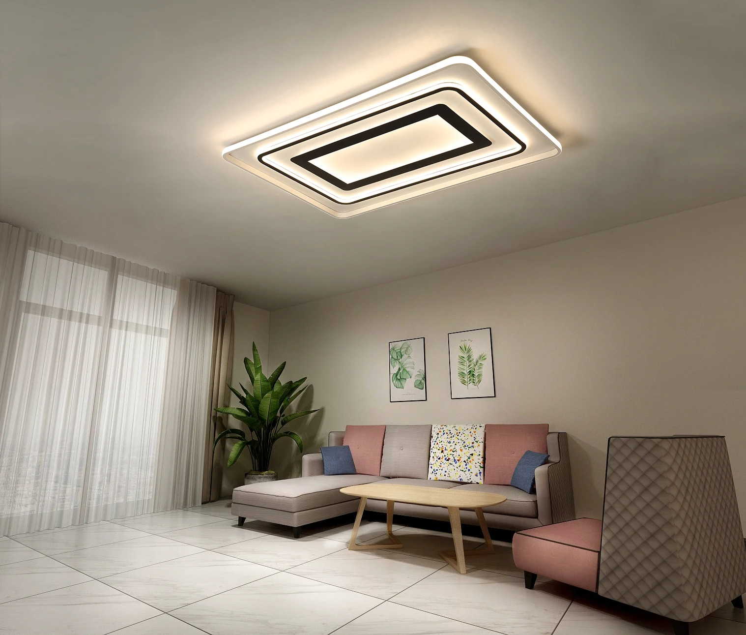 

LED ceiling lights for room modern Cold Warm White Natural light LED fixtures ceiling lamps for living room lighting